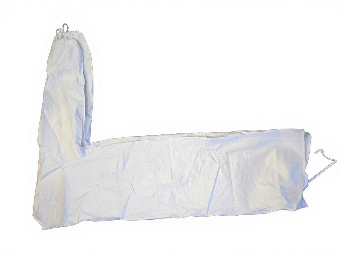 Tian's International® Epic® White Polyethylene/Polypropylene Cleanroom Gown image 3