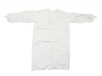 Tian's International® Epic® White Polyethylene/Polypropylene Cleanroom Gown image 1