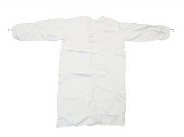 Tian's International® Epic® White Polyethylene/Polypropylene Cleanroom Gown image 1