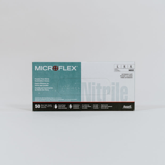 Microflex N89 Nitrile Extended Cuff Gloves