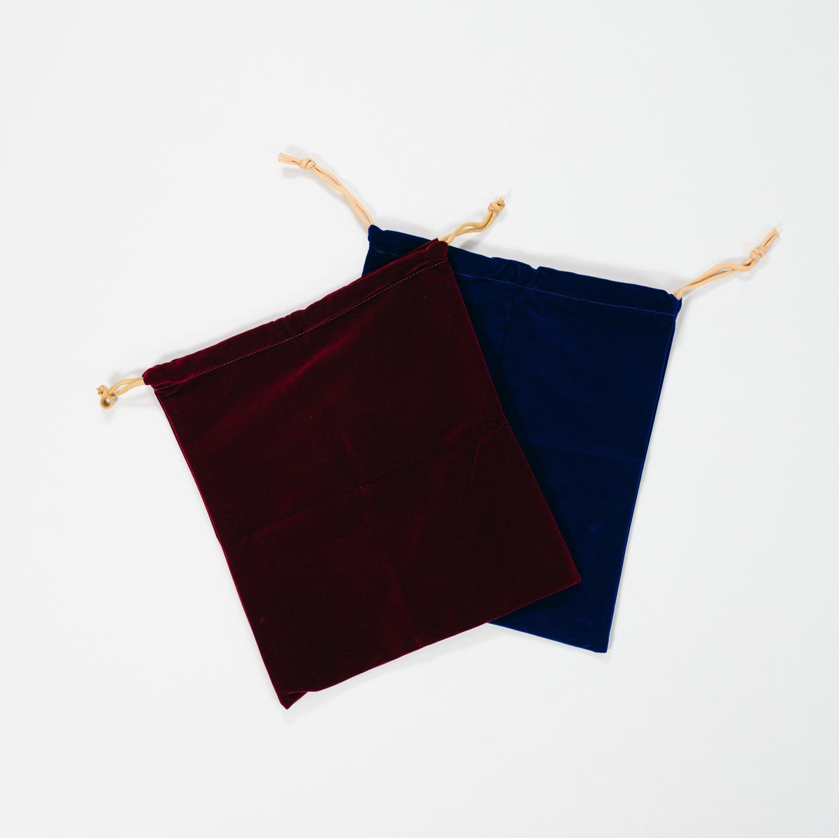 Velvet Urn Bags, Gold Drawstrings