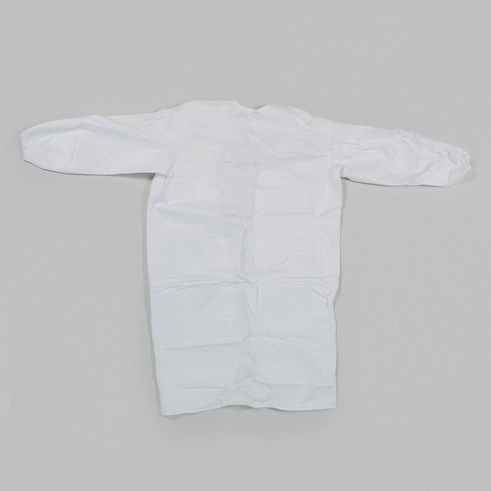 Tian's International® Epic® White Polyethylene/Polypropylene Cleanroom Gown