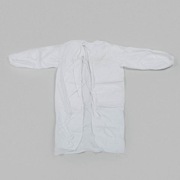 Tian's International® Epic® White Polyethylene/Polypropylene Cleanroom Gown
