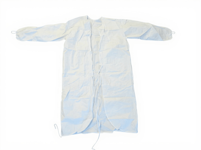 Tian's International® Epic® White Polyethylene/Polypropylene Cleanroom Gown image 0